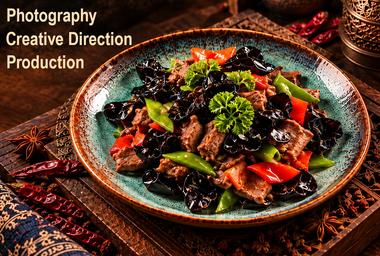 MenuGo one-dish restaurant photography and visual production concept